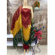  Cotton Jacquard Bandhini Suit