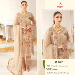 Georgette with embroidery suit