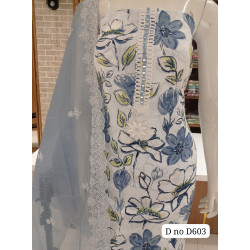 cotton floral print suit